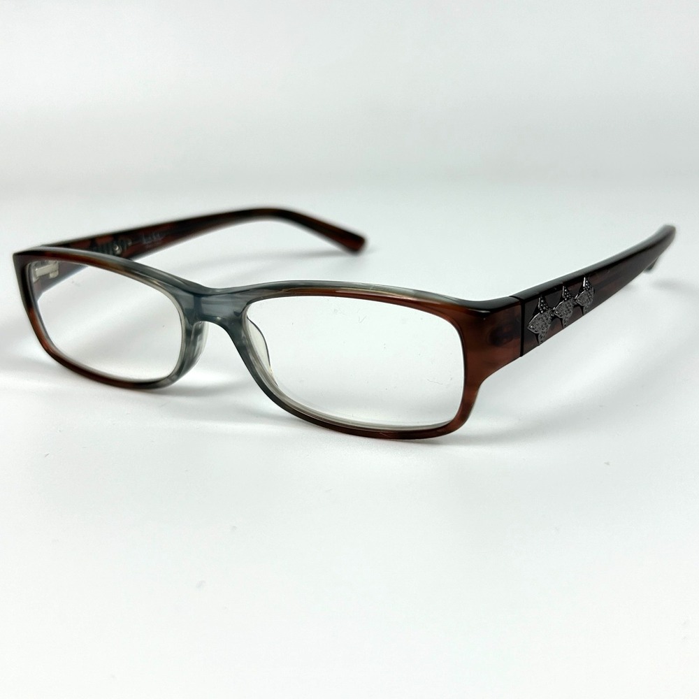 Nicole Miller Baxter C03 Womens Eyeglasses Frame Brown Full Rim 51-15-135 mm